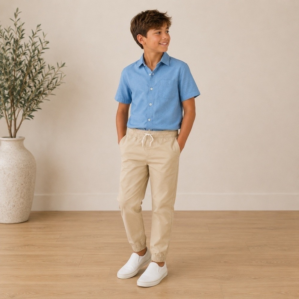 Cat & Jack Khaki Beige Jogger pants